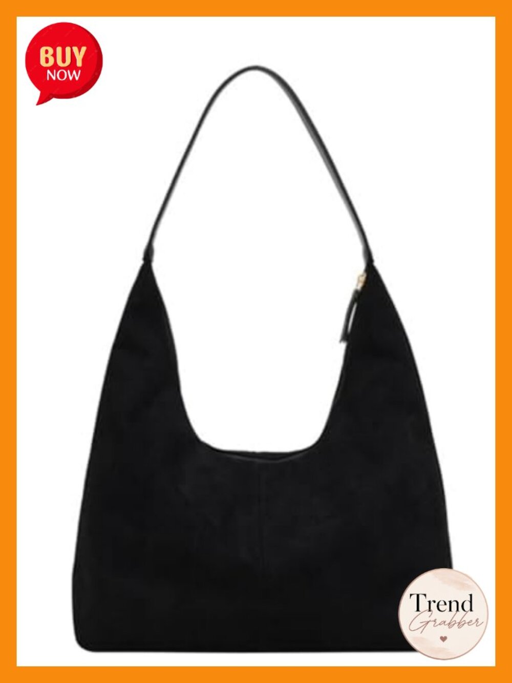 Faux Suede Tote Bag Slouchy Shoulder Handbag Large Capacity Travel Work
